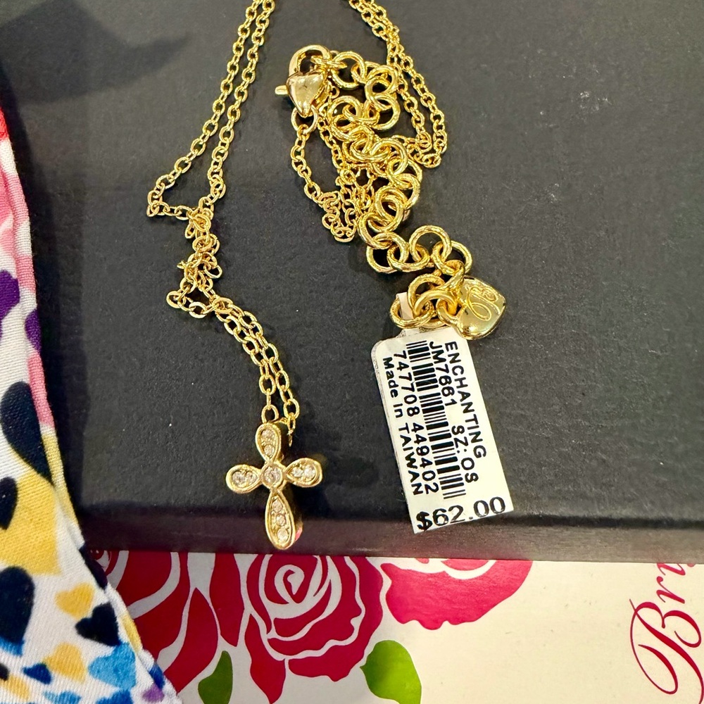 Brighton Gold Cross Necklace